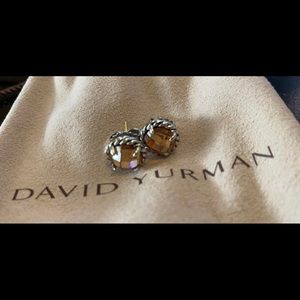 David Yurman Chatelaine Morganite Stud Earrings